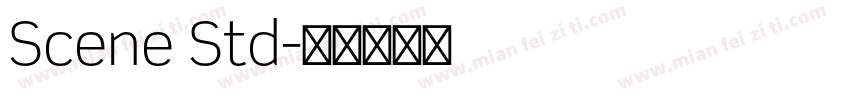 Scene Std字体转换